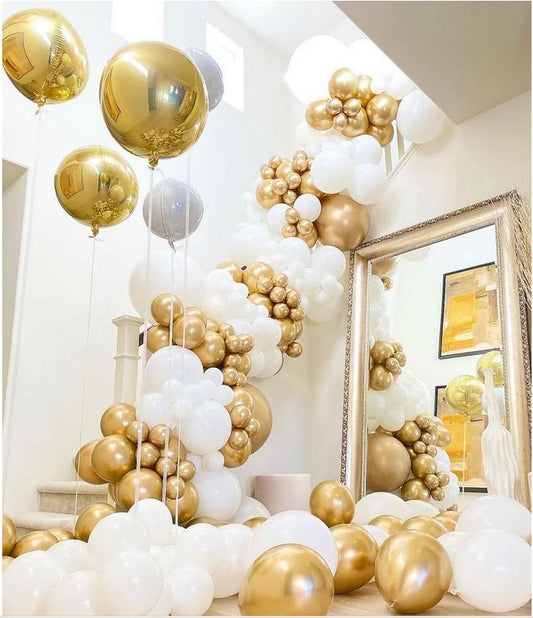 Big Golden Balloons Birthday Set