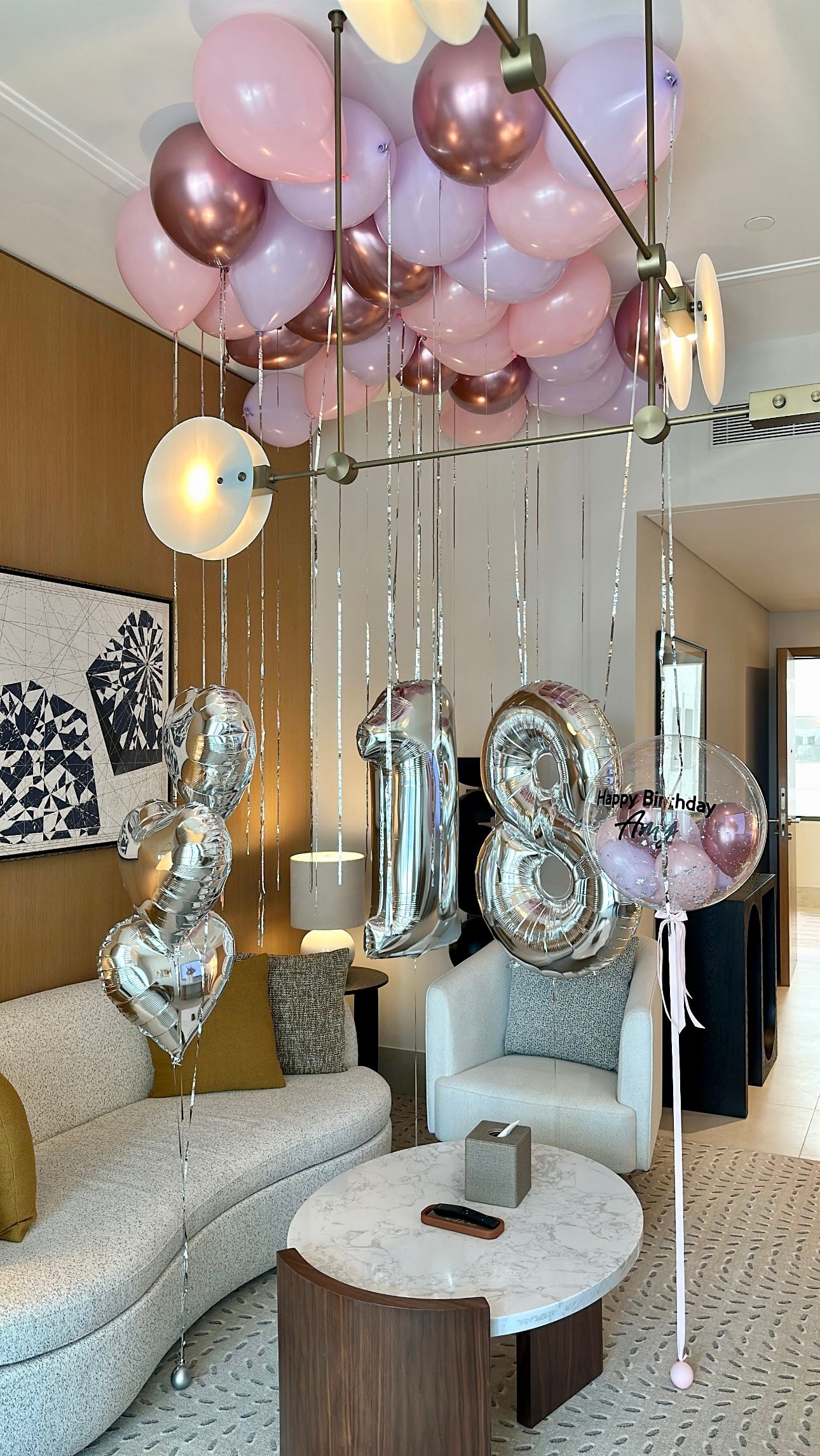 Birthday Ceiling Balloons