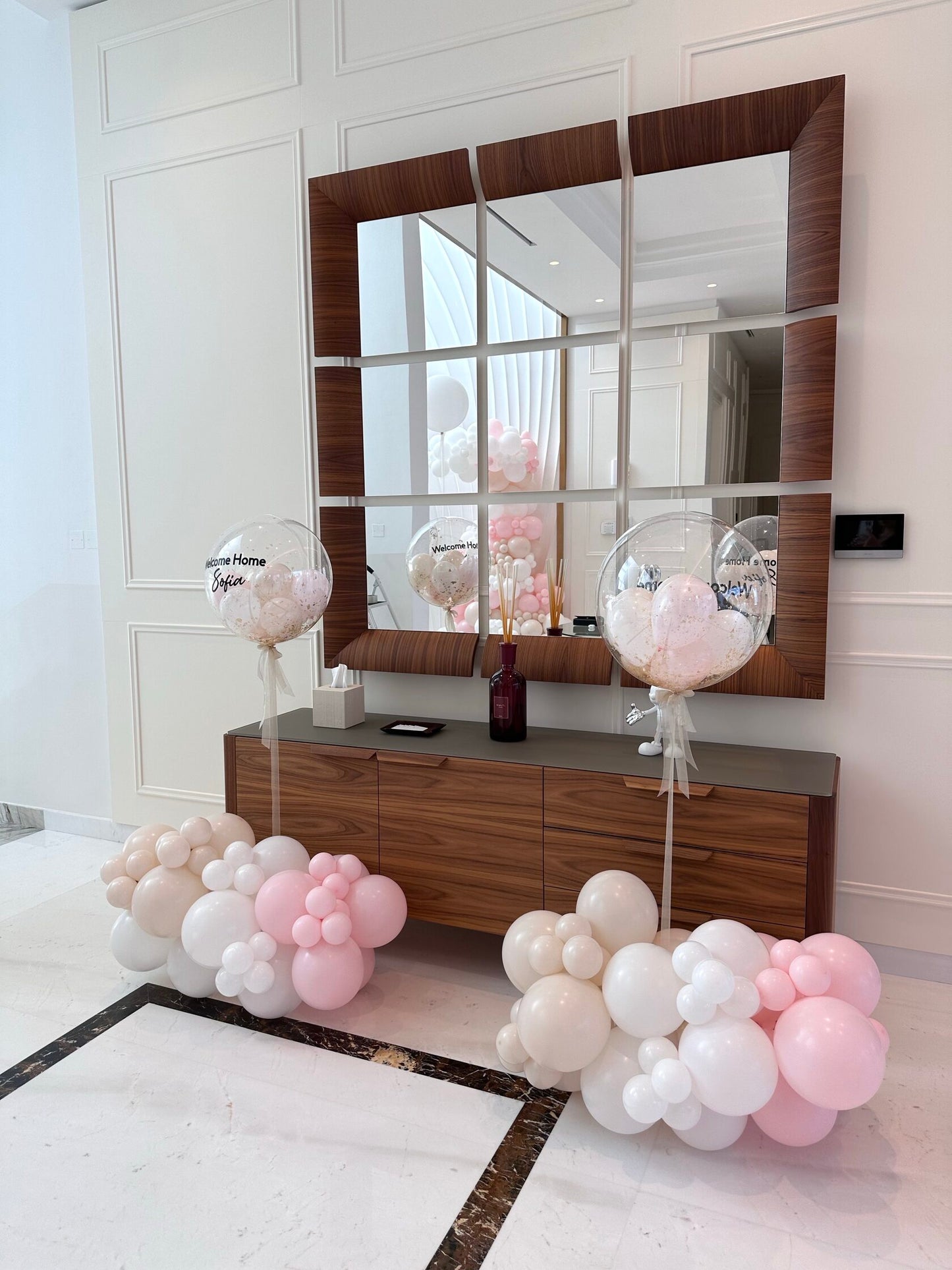 Clear BOBO Balloons Garland Set – Custom Celebration Decor