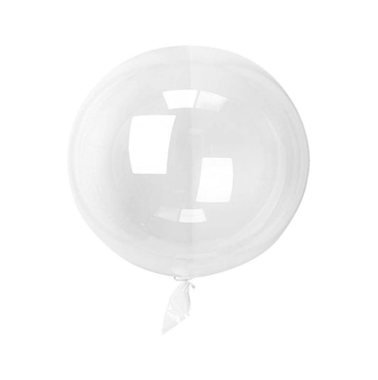 Clear balloon with helium