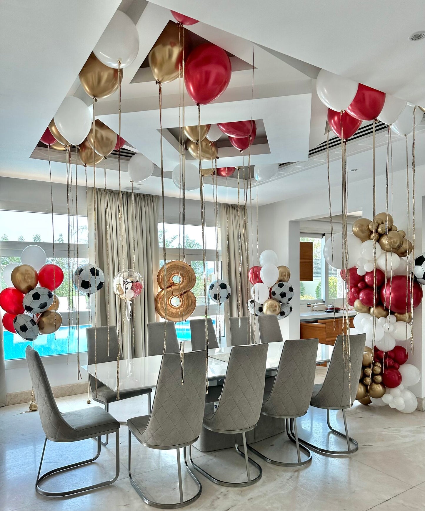 Soccer Birthday Team Balloon Decor Toronto & GTA