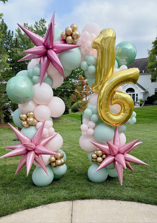 Organic Balloon Garland
