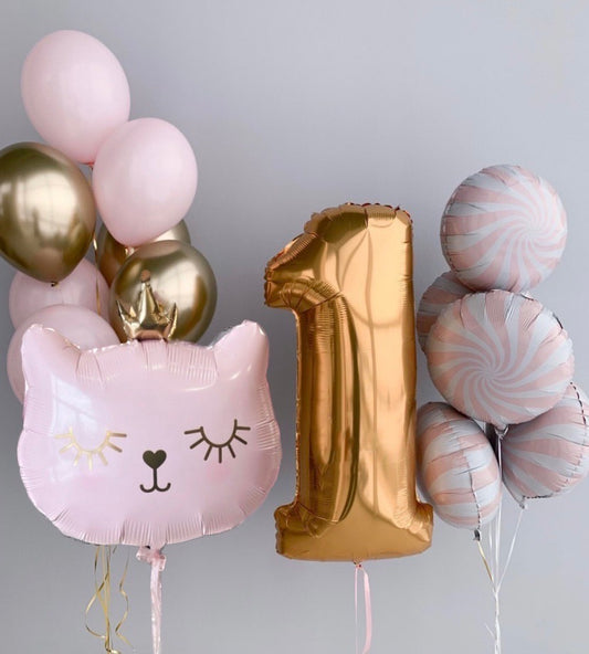 First Birthday - Kitty Style Set