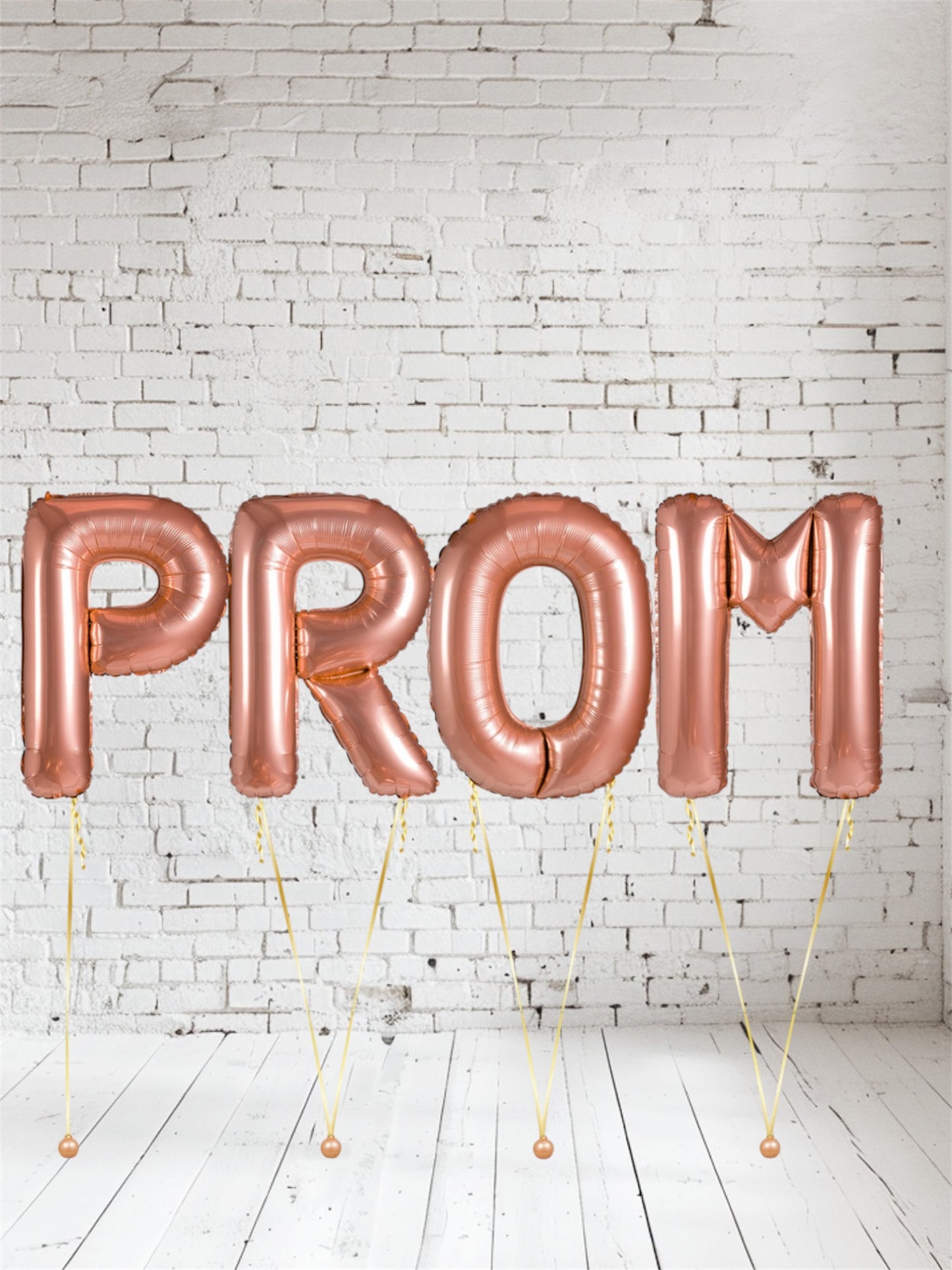 Prom letter balloons