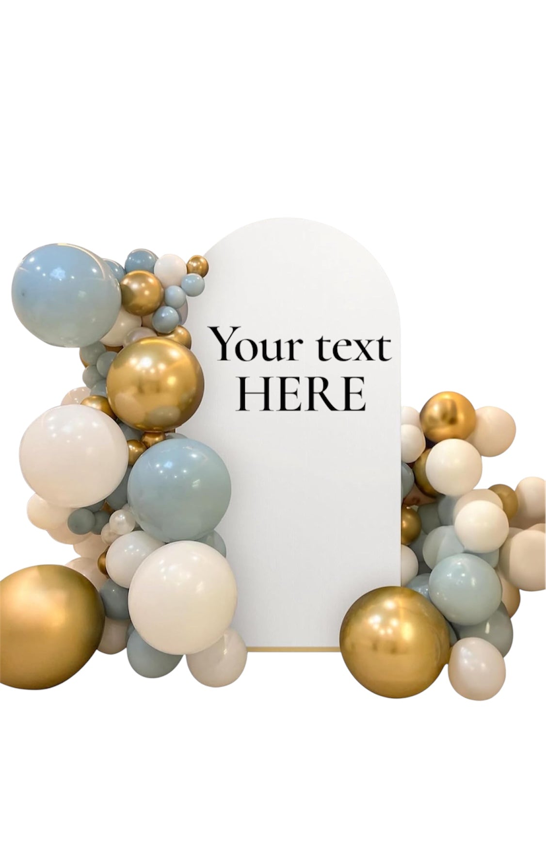 Metal Frame Arch with Fabric Backdrop – Event & Party Rental