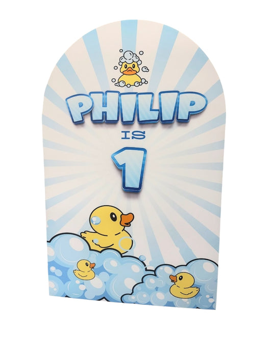 Printable Wall Backdrop Custom Event & Party Decor Sign Included