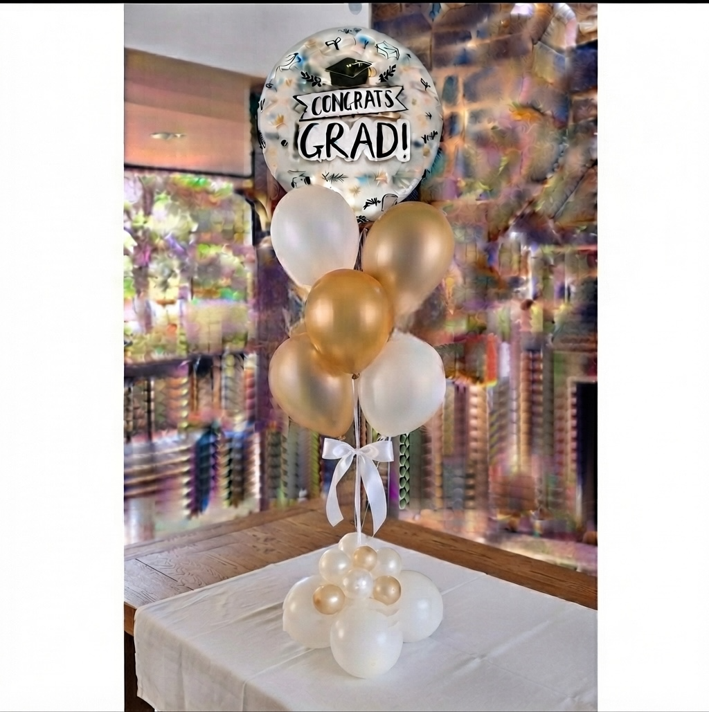 Custom Congrats Grad Balloon Bouquet