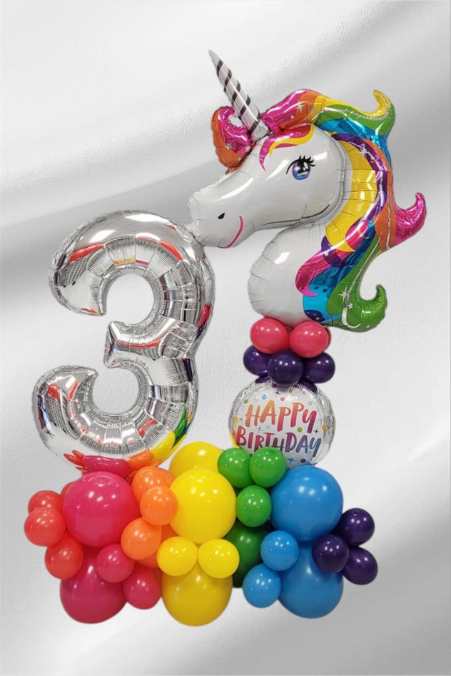 Customizable Unicorn Rainbow Stand