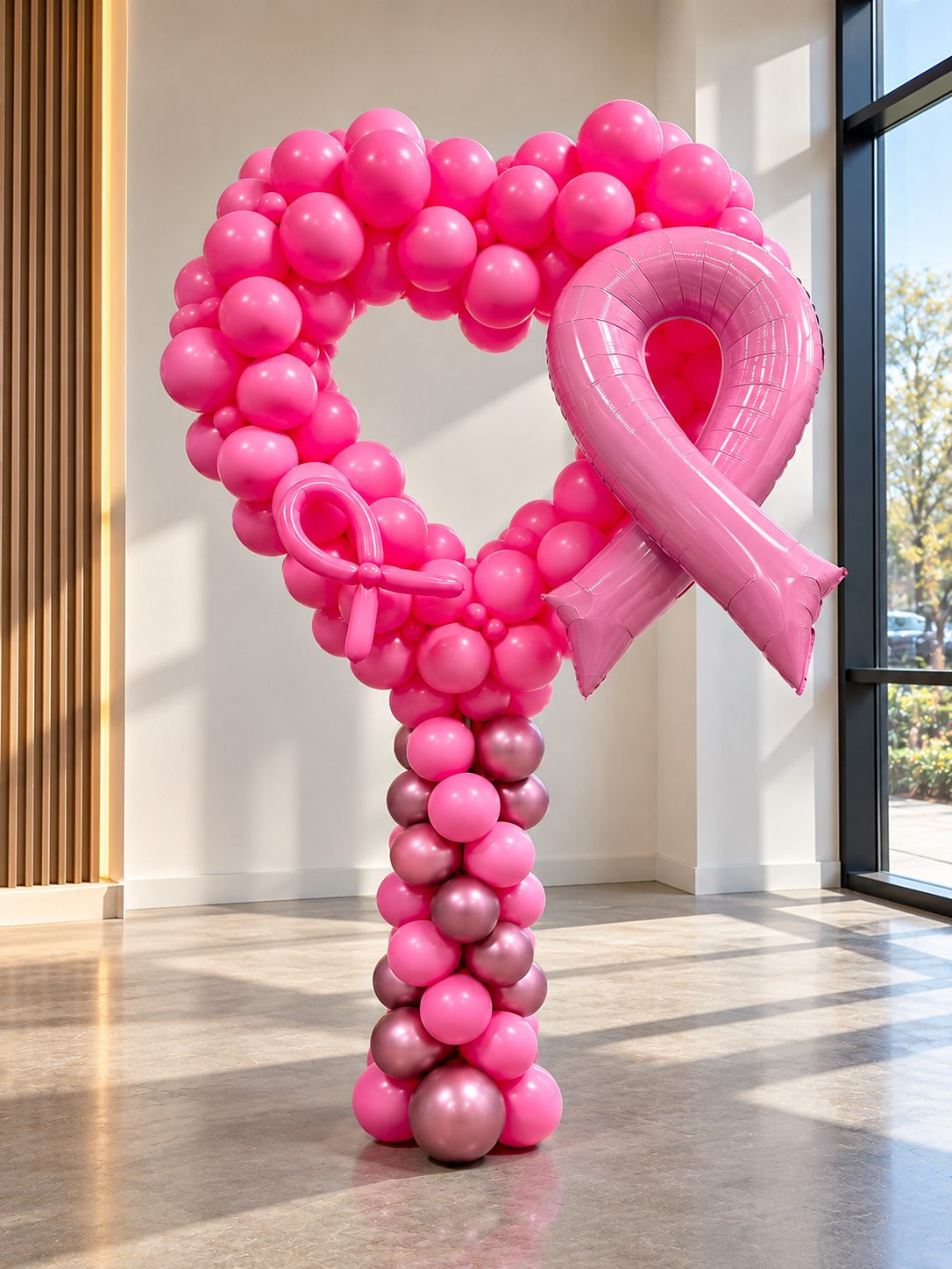 Large Heart Balloon Display | Custom Balloon Decor Toronto