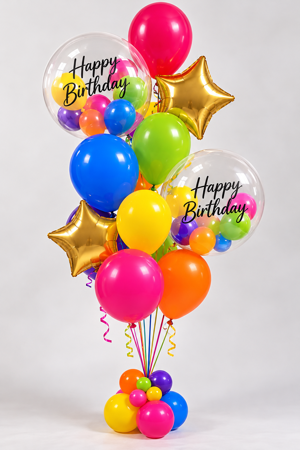 Bobo Balloons – Deluxe Jumbo Mixed Birthday Balloon Bouquet