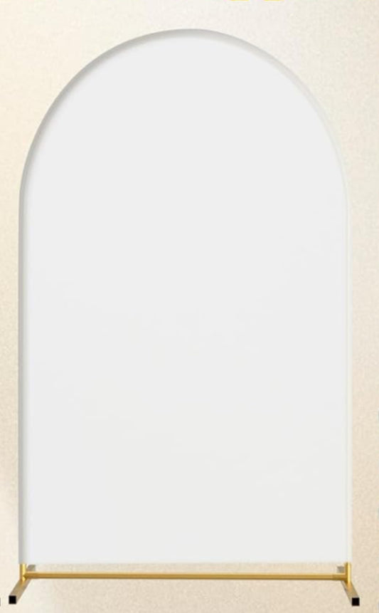 Metal Frame Arch with Fabric Backdrop – Event & Party Rental