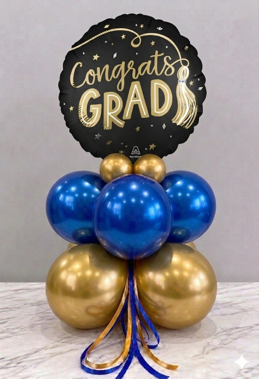 Balloon Centerpiece for Graduation | Grad Table Decor Toronto & GTA