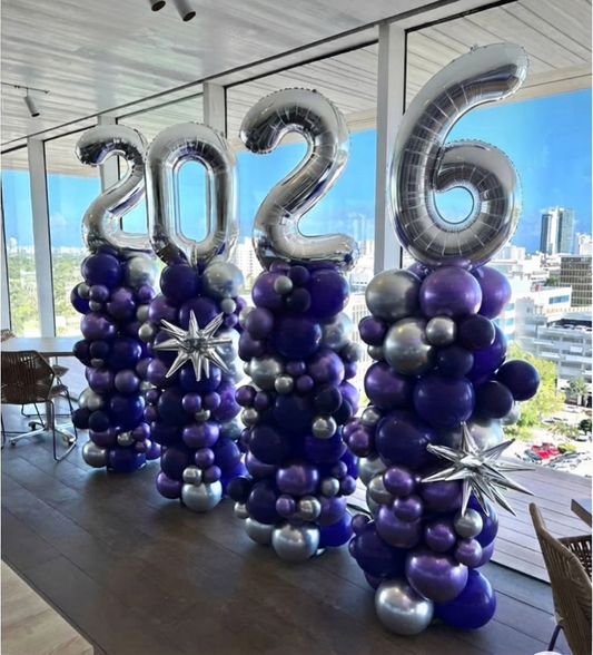 Balloon Column – Custom Jumbo Numbers & Letters | Markham GTA