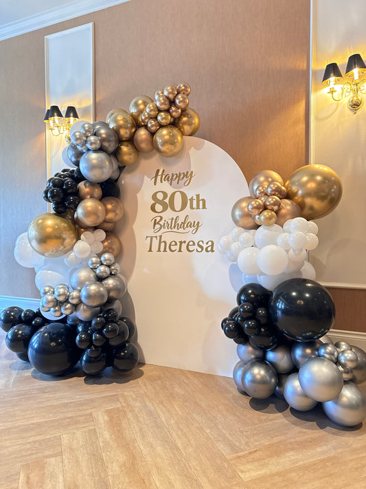 Backdrop Package & Balloon Garland