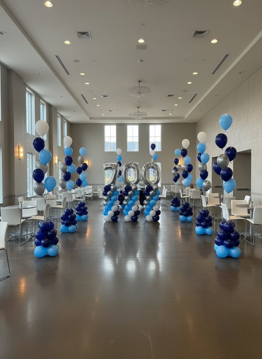 Balloon Column – Custom Jumbo Numbers & Letters | Balloons For You Markham GTA
