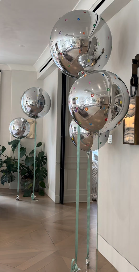 Metallic Round Helium Balloons | Thornhill & GTA