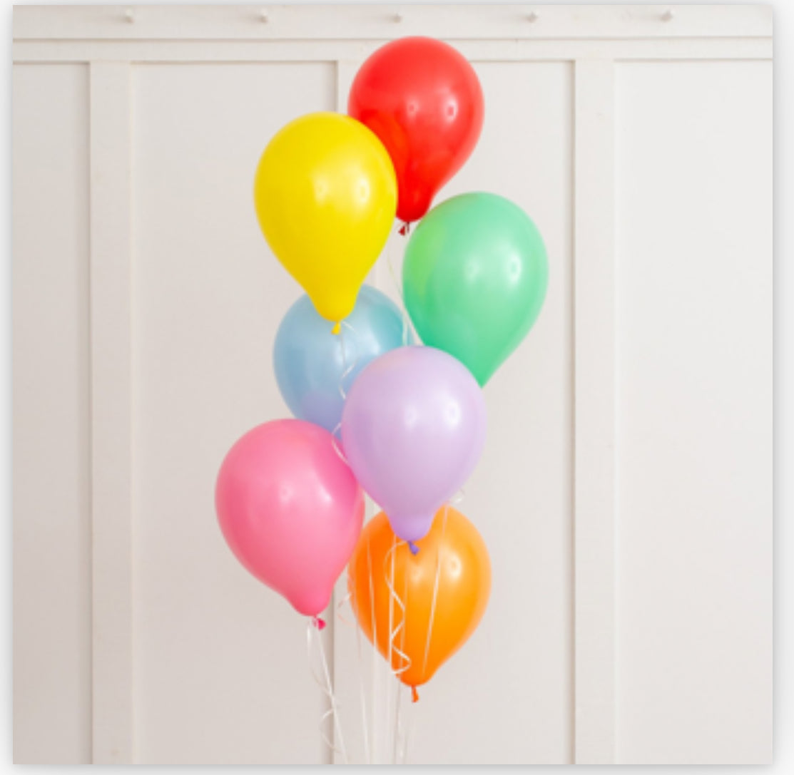 Party Helium Latex Balloon Bunch