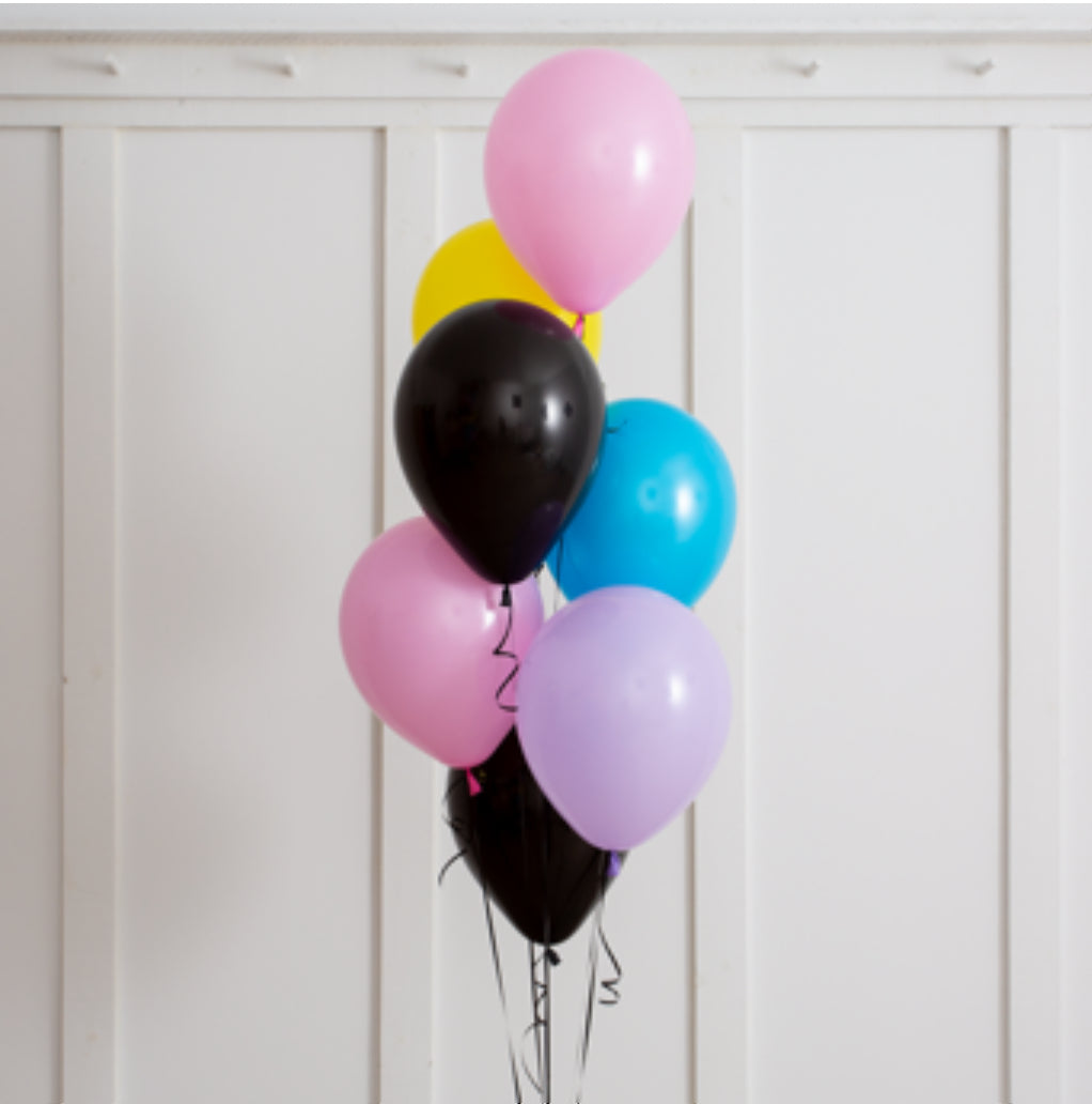 Party Helium Latex Balloon Bunch