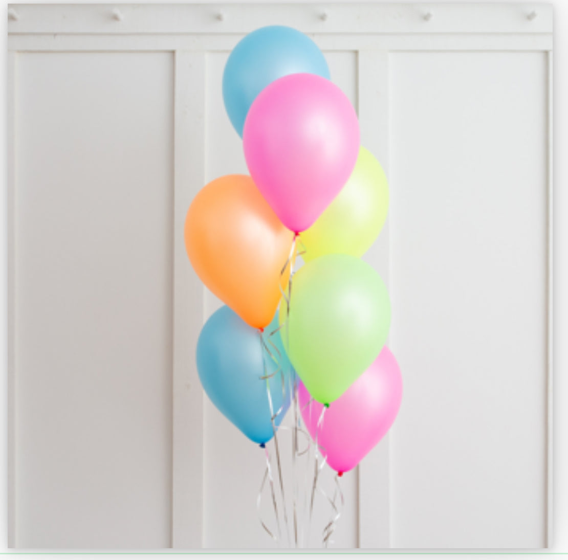 Party Helium Latex Balloon Bunch