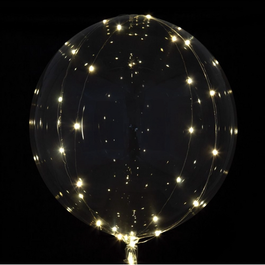 LED Light Bobo Balloon – Clear Balloon with LED Lights