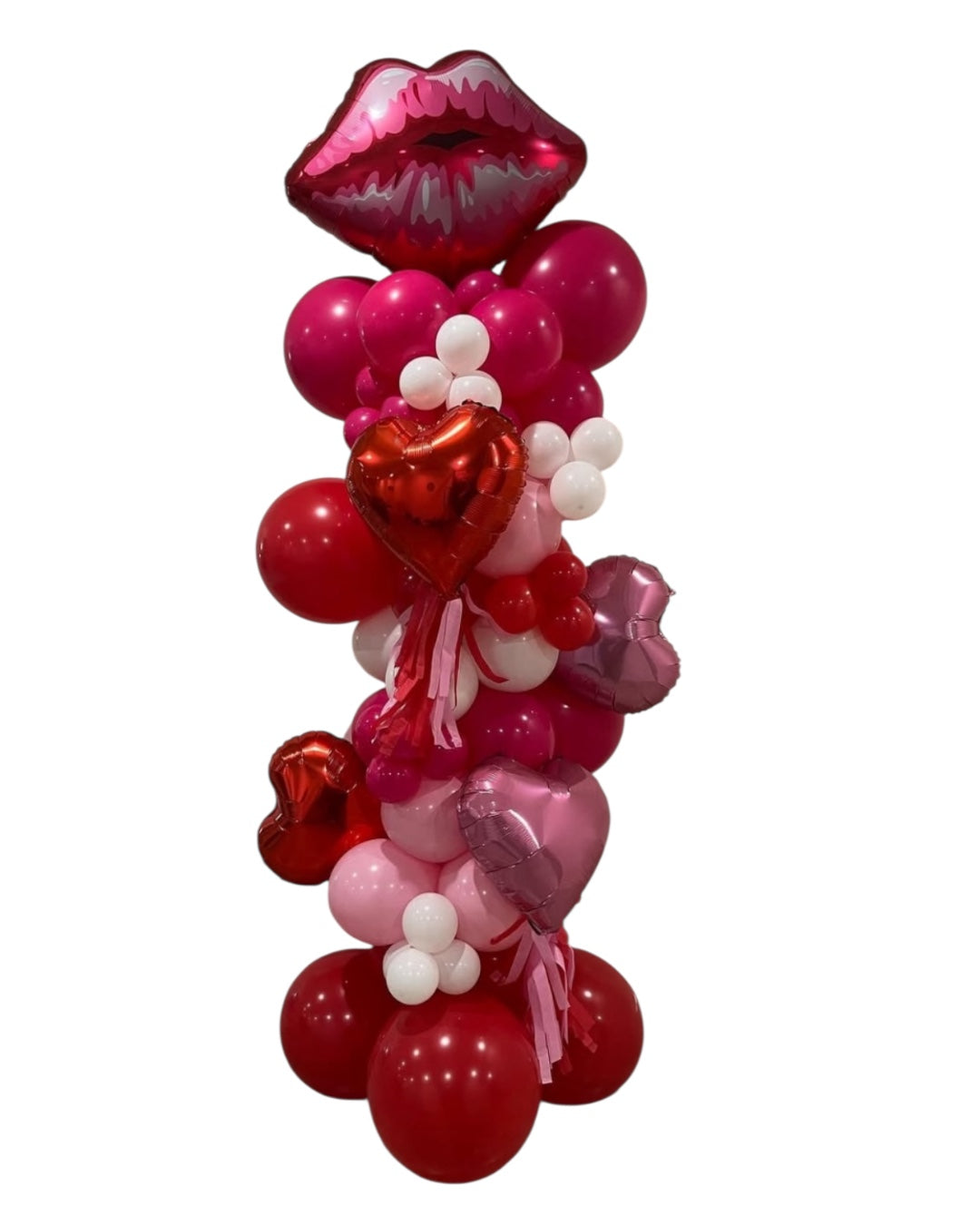 Valentine’s Day Balloon Column - Romantic Event Decor