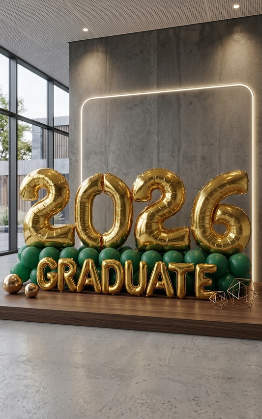 Graduation Balloons Markham | Class of 2026 Backdrop