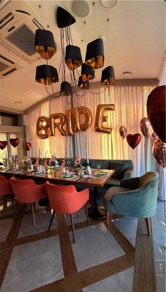 Giant Letter Balloons | Bridal Shower & Event Decor
